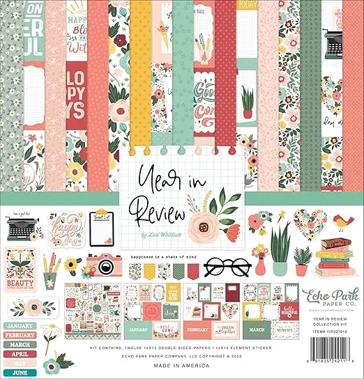 Echo Park Collection Kit 12"X12"-Year In Review IR337016