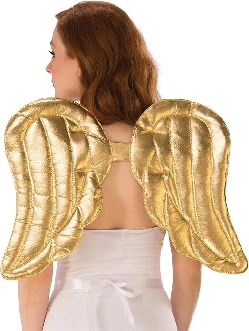 Rubies Gold Costume Wings Adult Costume for Themed Parties and Halloween, Gold, One Size