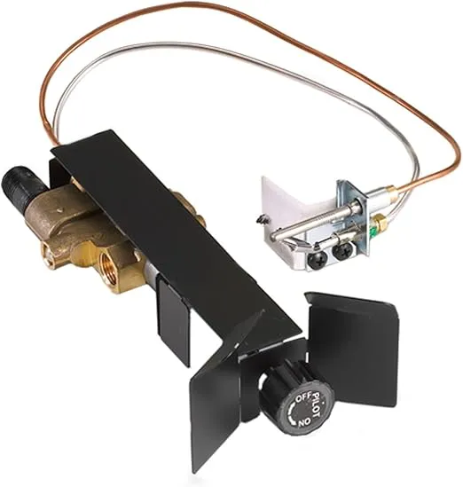 RealFyre SPK-26 Manual On/Pilot/Off Valve with Standing Pilot, Low Profile, Natural Gas