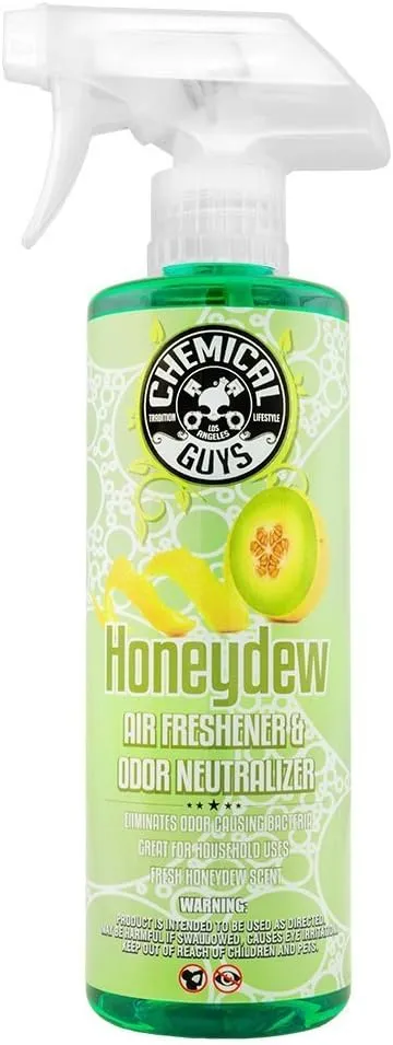 Chemical Guys AIR_220_16 Honeydew Premium Air Freshener and Odor Eliminator (Great for Cars, Trucks, SUVs, RVs & More) Honeydew Scent,