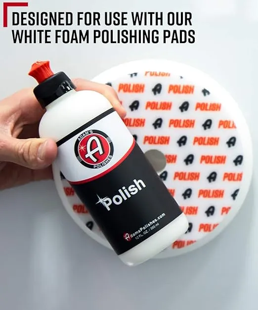 Adam’s Polish 12oz - Paint Perfecting Polish Perfect Mirror Finish for Clear Coat, Single Stage, PPF, Clear Bra or Gel Coat - No Micro Marring, Stunning Results with Minimal Effort