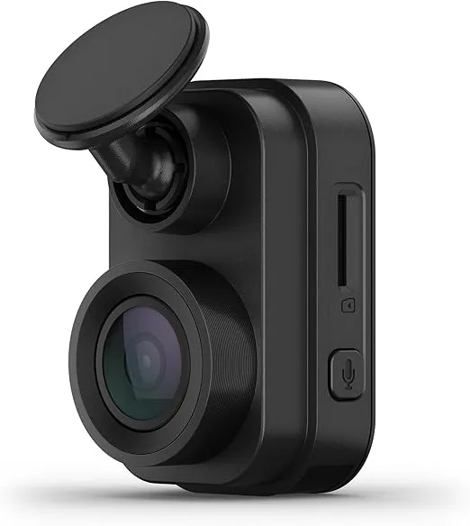 Garmin 010-02504-00 Dash Cam Mini 2, Tiny Size, 1080p and 140-degree FOV, Monitor Your Vehicle While Away w/ New Connected Features, Voice Control, Black