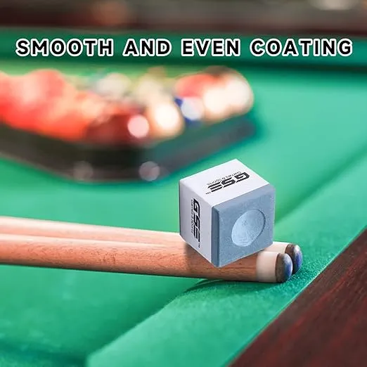 GSE Games & Sports Expert 12-Pack of Billiard/Pool Cue Chalks, Billiard Pool Table Accessories for Home/Tournament Use (6 Colors Available)