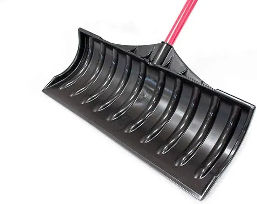 Bully Tools 27″ Poly Snow Pusher with Fiberglass Handle and Poly D-Grip