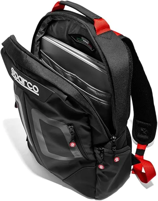 Sparco Backpack, Black/Blue, Medium