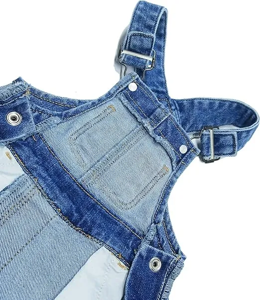 KIDSCOOL SPACE Denim Overalls,Baby Little Big Kids Hammer Loop on Jeans Dungarees Pants