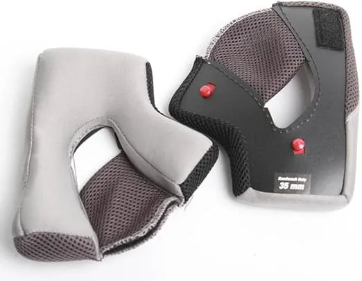 BELL Qualifier Cheek Pads Street Motorcycle Helmet Accessories - Grey / 35MM