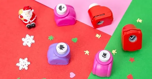 LoveInUSA Punch Craft Set, 10 Pack Hole Punch Shapes Hole Punch Shape Scrapbooking Supplies Shapes Hole Punch Great for Crafting & Fun Projects
