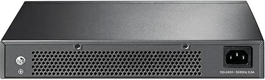 TP-Link TL-SG1024 | 24 Port Gigabit Ethernet Switch | Plug and Play | Sturdy Metal w/Shielded Ports | Rackmount | Fanless | 3 Year Manufacturer Warranty | Unmanaged, BLACK