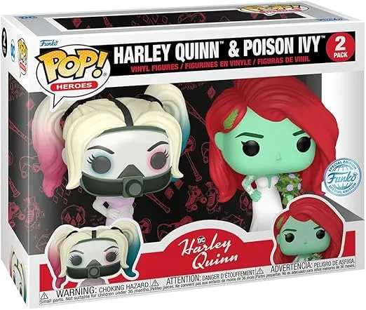 POP Harley Quinn and Poison Ivy Vinyl 2-Pack - Entertainment Earth Exclusive