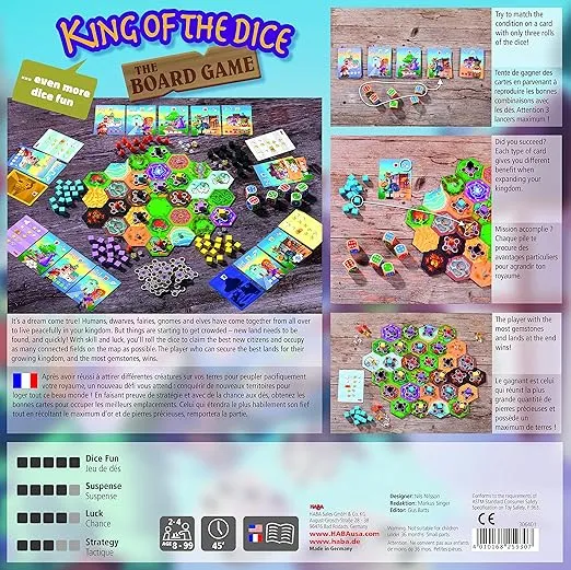 HABA King of The Dice Board Game - A Challenging and Fun Strategy Game for Ages 8 and Up