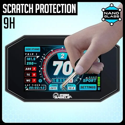 Speedo Angels NANO GLASS Dashboard Screen Protector for MT-03 (2020+)