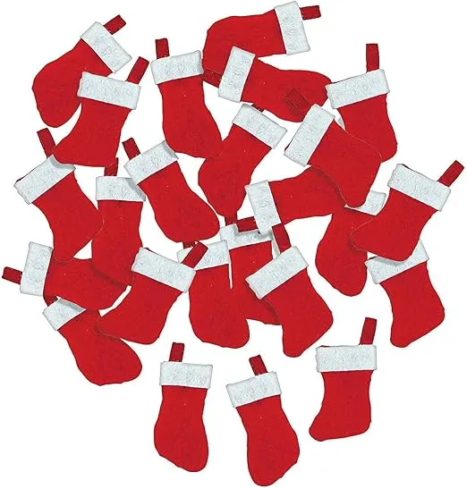 Mini Christmas Stockings - Crafts for Kids and Fun Home Activities