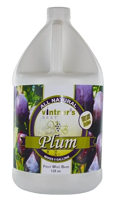 Vintners Best Fruit Wine Base-Plum 128 oz. Jug