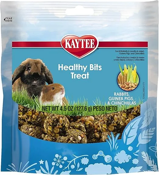Kaytee Healthy Bits Treat Rabbit and Guinea Pig 4.5 oz