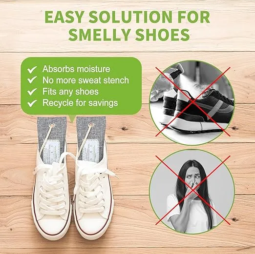 CLEVAST 6 Pack Activated Bamboo Charcoal Air Purifying Bags(6x60g), Natural Fresh Odor Absorber, Deodorizer and Moisture Eliminator, Air Purifier Bags for Home, Closet, Shoe, Car Air freshener