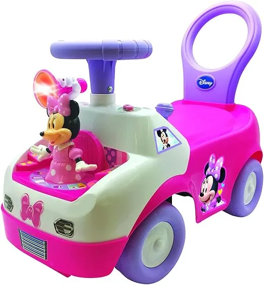 Kiddieland Toys Limited: Minnie Dancing Ride On, Interactive Electronic Activites to Play Rewarding Lights and Fun Sounds, Sturdy and Durable, For Ages 2 and up