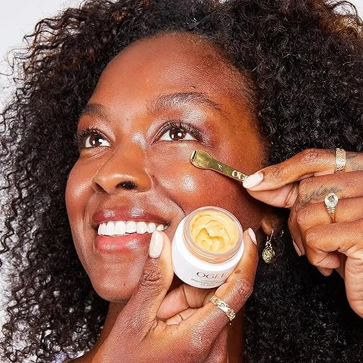 Ogee Botanical Eye Balm - Certified Organic Brightening Eye Cream for Dark Circles and Puffinesss - Made with Natural Retinol Alternative & Hyaluronic Acid