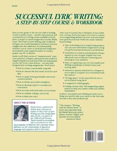 Successful Lyric Writing: A Step-By-Step Course & Workbook