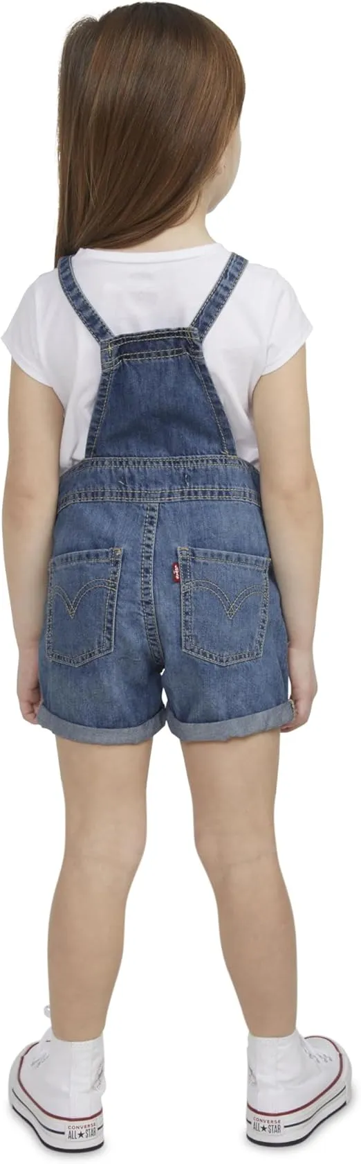 Levi's Girls' and Baby Denim Shortall