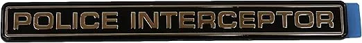 Ford Genuine XW7Z-5442528-AA Nameplate , black