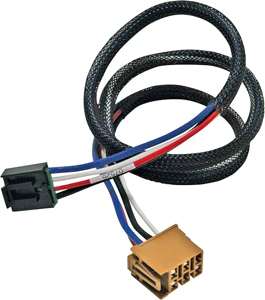 REESE Towpower 7805011 Trailer Brake Controller OEM Style Brake Wiring Harness for Vehicle & Brake Control Ends, Compatible with REESE and Tekonsha Brake Controllers