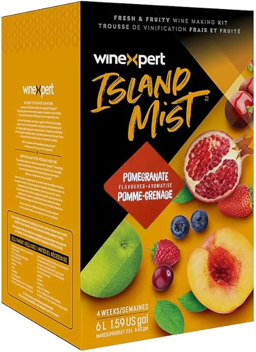 Winexpert HAR013 Island Mist Pomegranate 6L Wine Kit, White