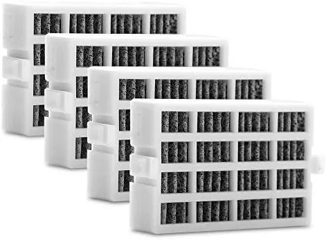 W10311524 4 Pack Air Filter Replacement for Whirlpool Refrigerator 2319308, W10335147, W10335147A, W10335147, W10315189, 1876318, AIR1, AP4538127, AH2580853, EA2580853, PS2580853