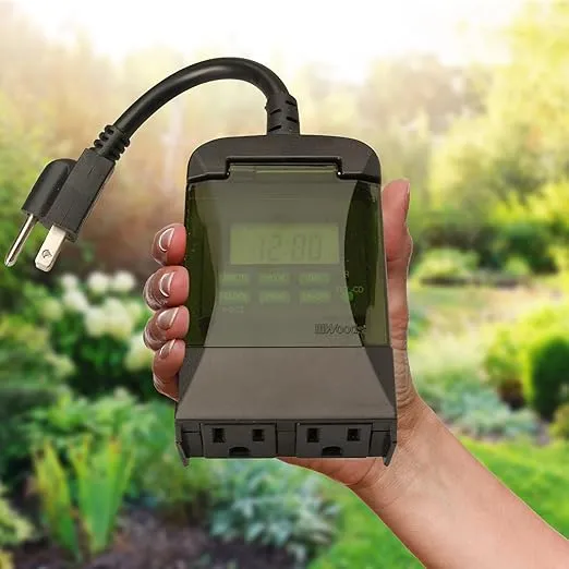 Coleman Cable 50014 7-Day Outdoor Digital Timer