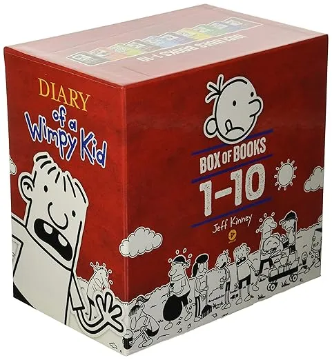 Diary of a Wimpy Kid Box of Books 1–10 Hardcover Gift Set