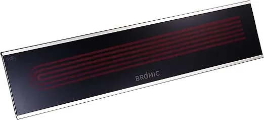 Bromic Heating Platinum Smart - Heat Electric Patio Heater, Outdoor, 2300W, 220 - 240V, Black, BH0320003