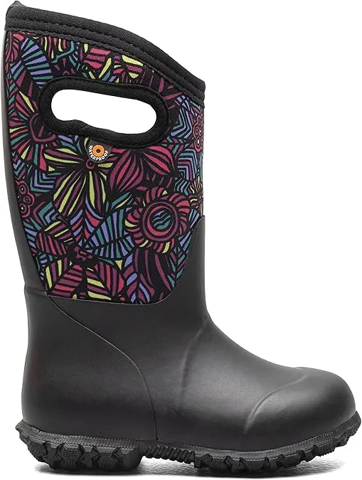 BOGS Unisex-Child Waterproof Insulated Rubber and Neoprene Winter Rain Boot