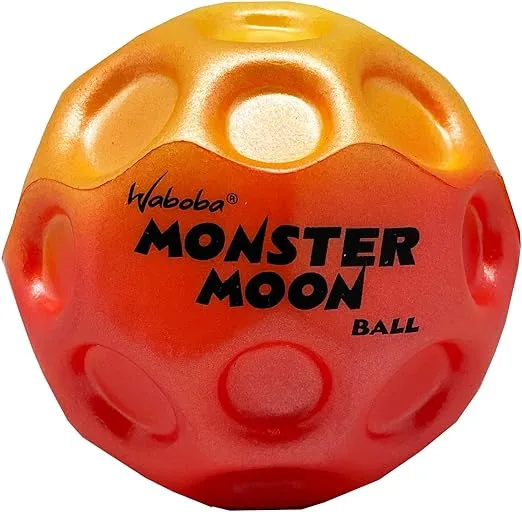 Waboba Monster Moon Ball - The New Larger Super Bouncing Ball - Sunrise
