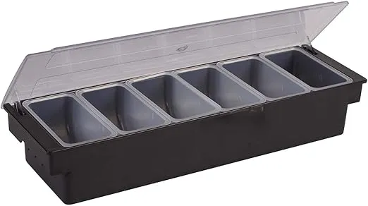 Winco 6-Compartment Condiment Holder