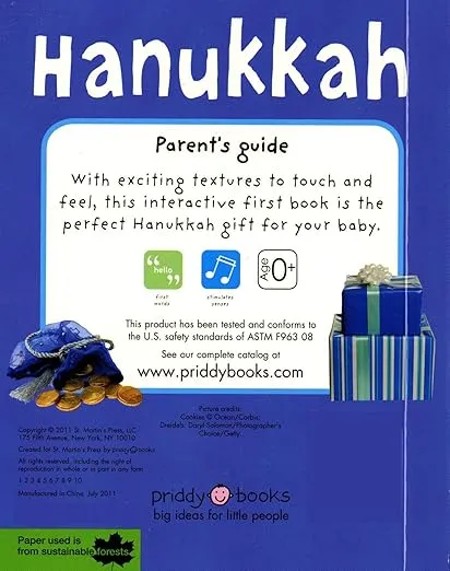 Bright Baby Touch and Feel Hanukkah