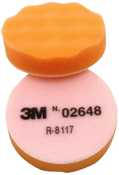 3M Finesse-It 02648B Orange Foam Pad - Hook & Loop Attachment 3 1/4 in Dia - 12000 Maximum RPM - 60527 [PRICE is per PAD]