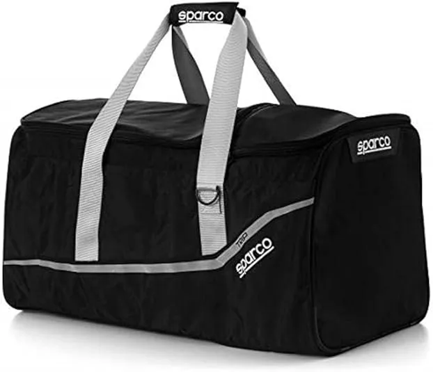 Sparco Travel Bag, Black/Silver