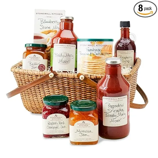 Stonewall Kitchen Brunch Gift Basket (8 piece Gift Basket)