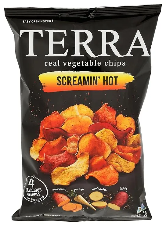 Terra Vegetable Chips Screamin' Hot oz, 5 Ounce
