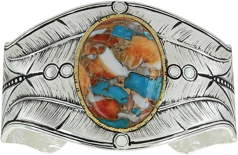Montana Silversmiths Western Lifestyle Turquoise Cuff Bracelet (Nature's Beauty Glacier)