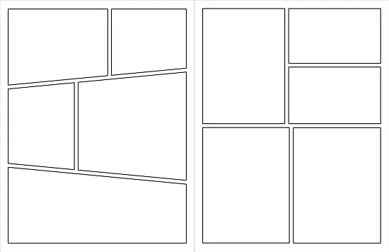 Blank Comic Book (with bonus stencil and blank cover!)