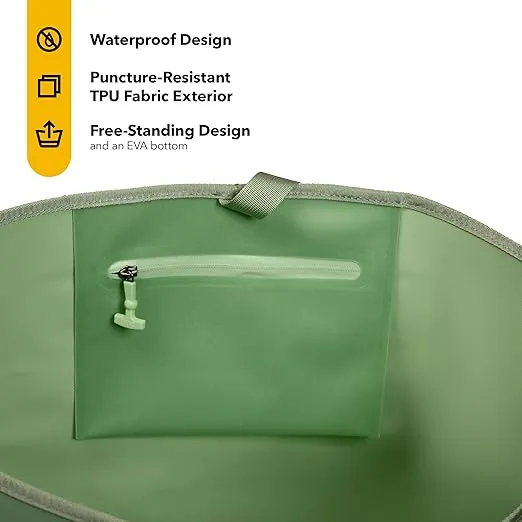 RTIC Ultra-Tough Tote Bag, Waterproof for Beach, Pool, Towel, Grocery, Shopping, Heavy-Duty, Puncture Resistant, Large