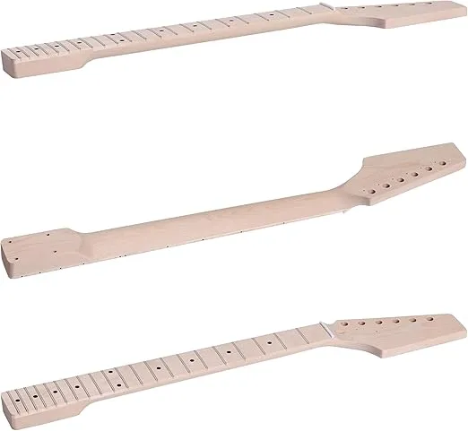 Leo Jaymz DIY TL Style Electric Guitar Kits with Poplar Body and Maple Neck - Maple Fingerboard and All Components Included(TL Poplar)