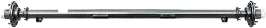 The Trailer Parts Outlet - 7k TK Trailer Axle - 7000 lb Idler 8 Lug - Dexter Compatible, 75" Hubface 58" Spring Center / 8x6.5 Bolt Pattern