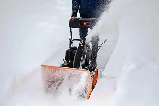 WEN 24-inch 209cc Two-Stage Self-Propelled Gas-Powered Snow Blower with Electric Start (SB209E)