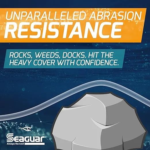 Seaguar Gold Label Saltwater Fishing Line Leader for Clear Water, 100% Fluorocarbon, Multiple Sizes