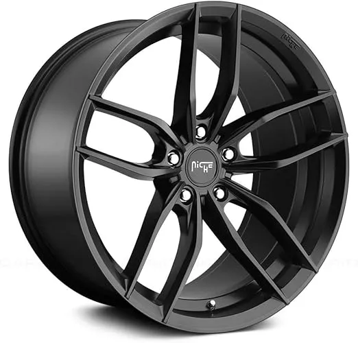 Niche M203 Vosso 20x11 5x120 +25mm Matte Black Wheel Rim 20" Inch