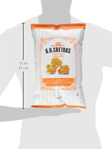 GH Cretors Popcorn Just Cheese, 6.5 oz 3 pk