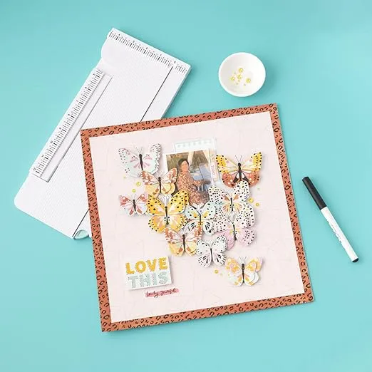 We R Memory Keepers Precision Score Board, Scoring Tool Scoring Knife Scoring Board for Card Making Paper Crafts Scoring Board for Card Stock Scoring Board for Paper Crafts Scoring Board Large