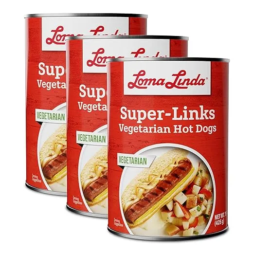 Loma Linda - Plant-Based Meats (Super Links (15 oz.), 3 Pack)